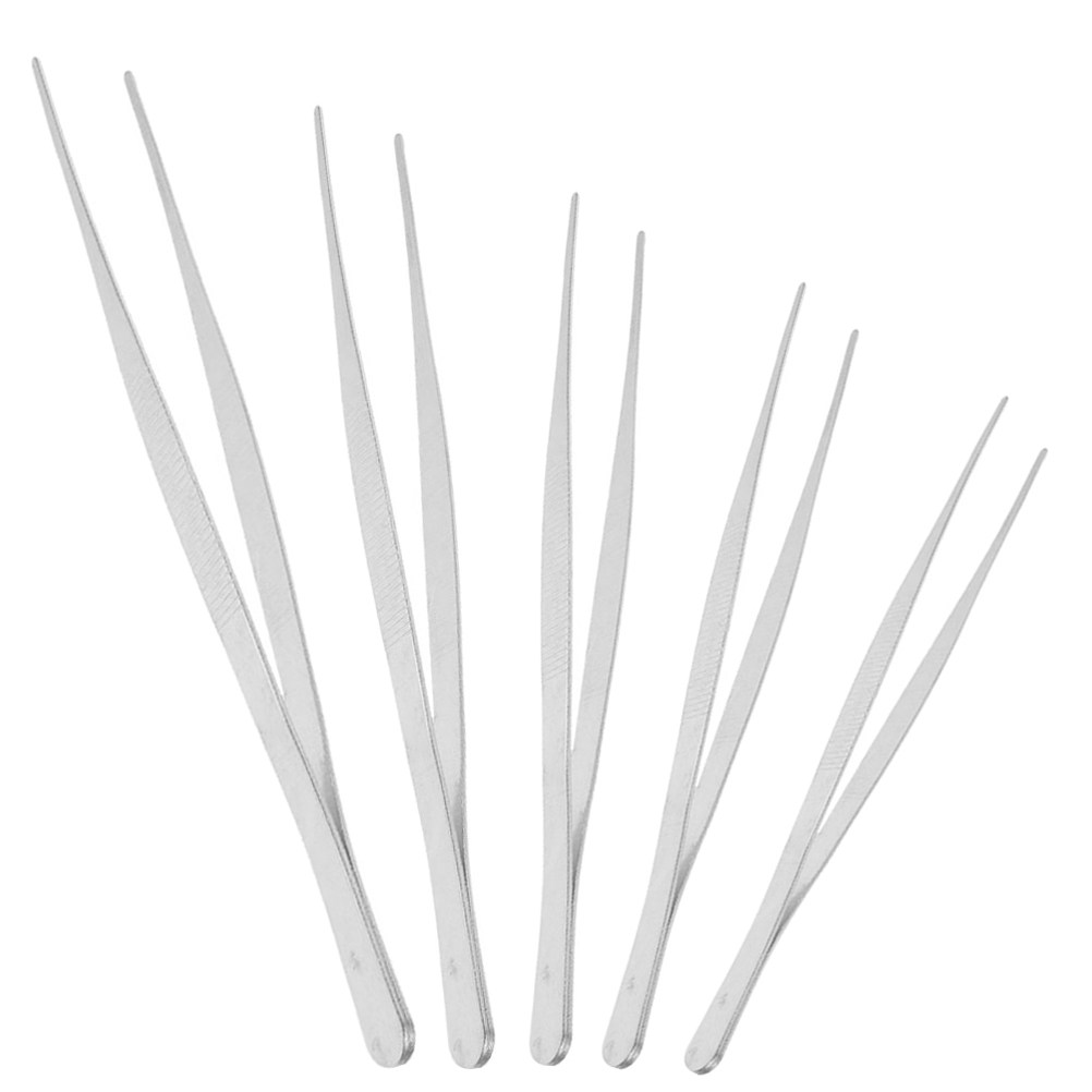 5Pcs Industrial Repair Tweezer - огляд і ціна Feeding Tong Stainless