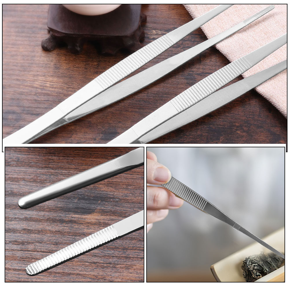 5Pcs Industrial Repair Tweezer - огляд і ціна Feeding Tong Stainless