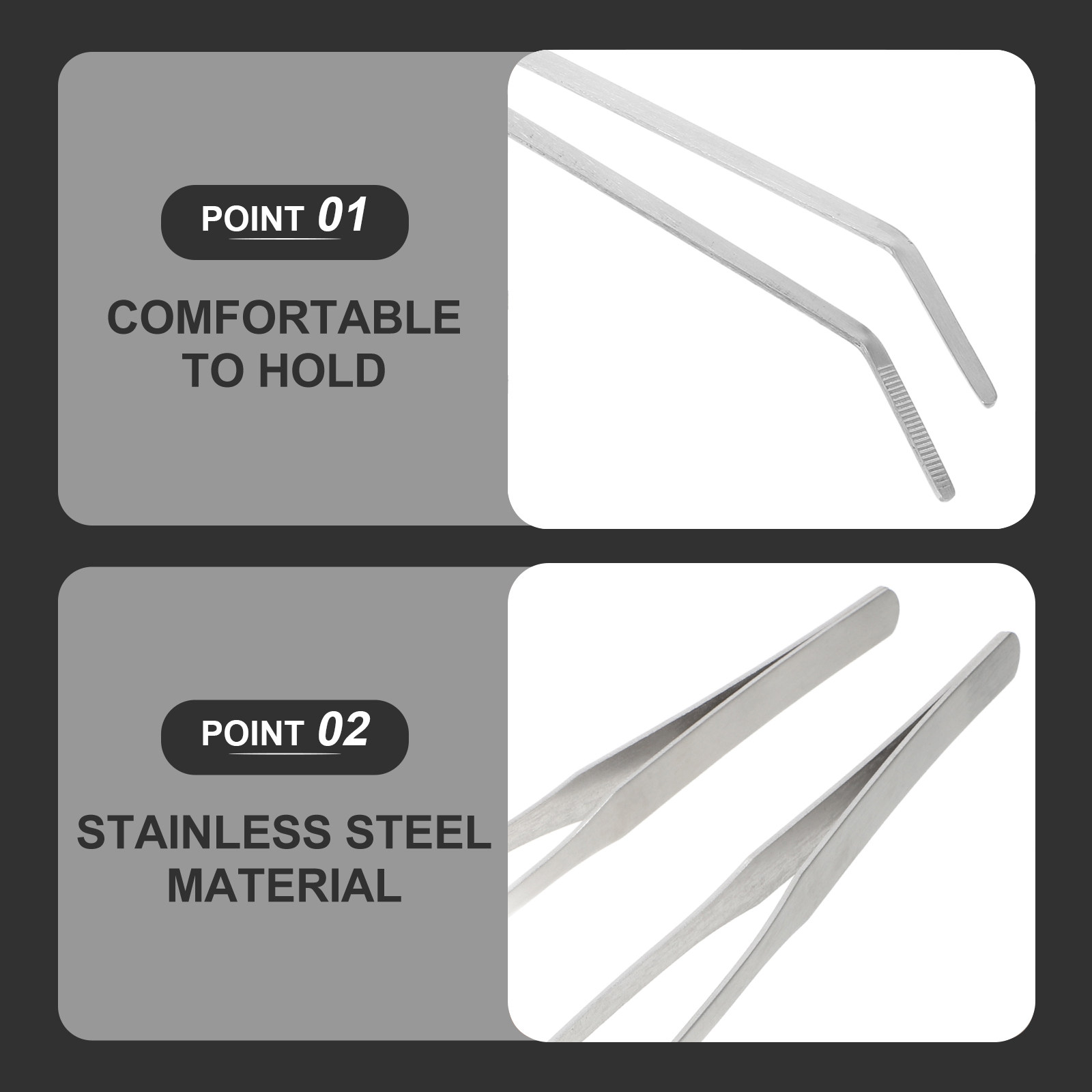 6Pcs Reptile Feeding Tong Stai - огляд і ціна Feeding Tong Stainless